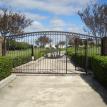 Walk gate in a swing gate